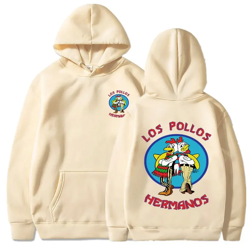 Breaking Bad Hoodie Los Pollos Hermanos Chicken Brothers Print Tracksuit Men Women Fashion Autumn Winter Fleece Loose Sweatshirt 2