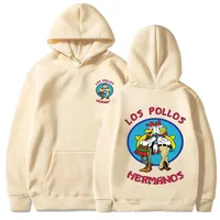 Breaking Bad Hoodie Los Pollos Hermanos Chicken Brothers Print Tracksuit Men Women Fashion Autumn Winter Fleece Loose Sweatshirt 2