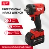 Milwaukee 300N.M Brushless Electric Impact Wrench 1/2 Inch Car Truck Repair Rechargeable 18V Battery Screwdriver Power Tools 1