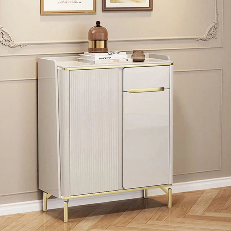 

Closets Salon Shoe Rack Organizer Luxury Bedroom Corner Display Shoe Cabinet Stand Holder Scarpiera Space Saving Furniture
