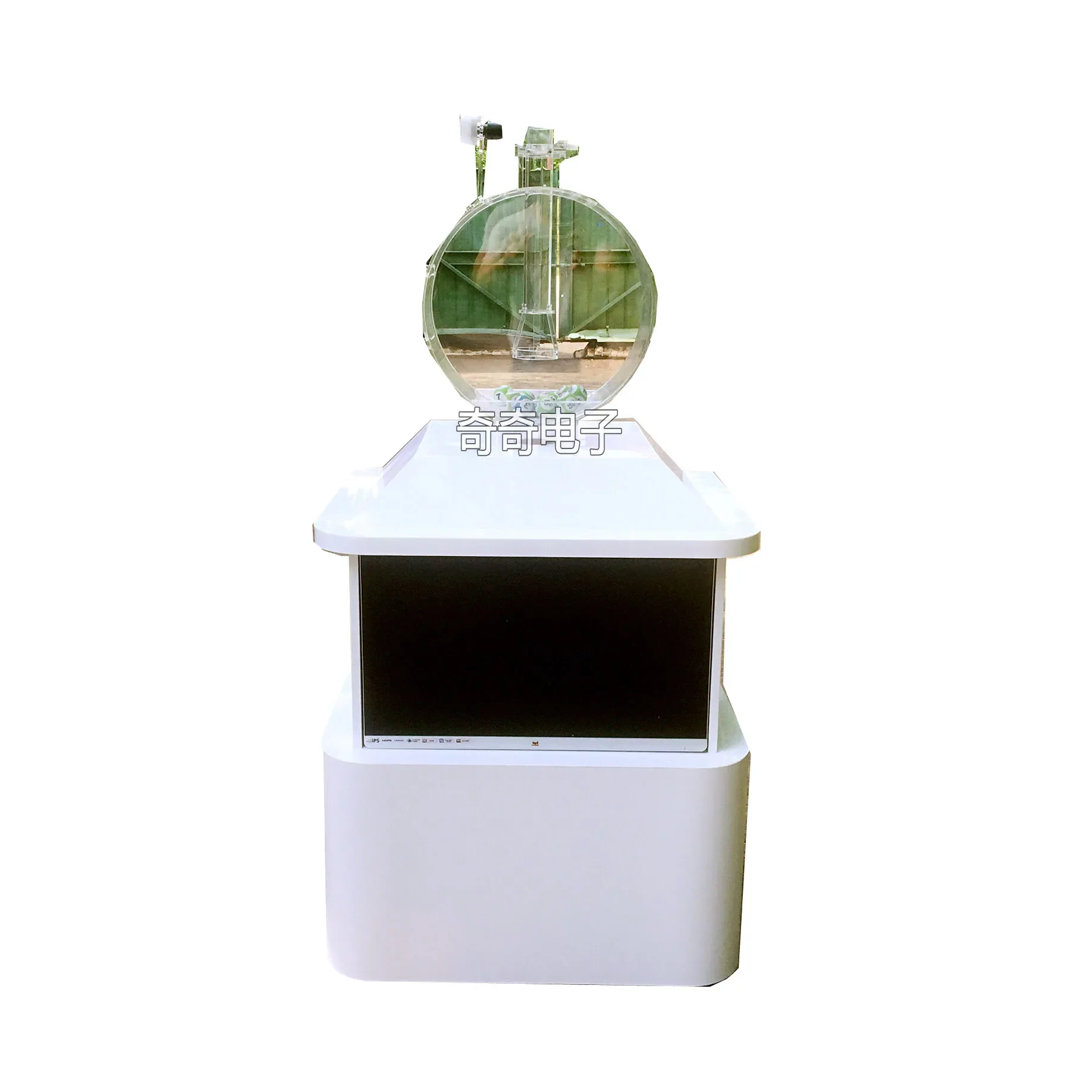 1P350V automatic lottery machine electronic lottery machine 10 balls table tennis ball shaker high definition display screen