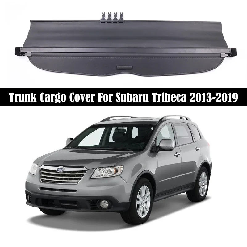 

Trunk Cargo Cover For Subaru Tribeca 2013-2019 Security Shield Rear Luggage Curtain Retractable Partition Privacy Car Accessorie