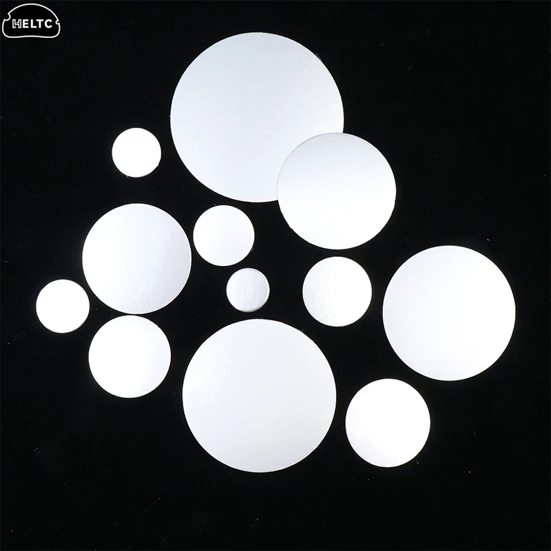 Seal Cap Lining 200Pcs Tamper Resistant PET Electromagnetic Aluminum Foil Induction Gasket for Cosmetic Jar Bottle Pot 20mm-82mm jar seal cap lining