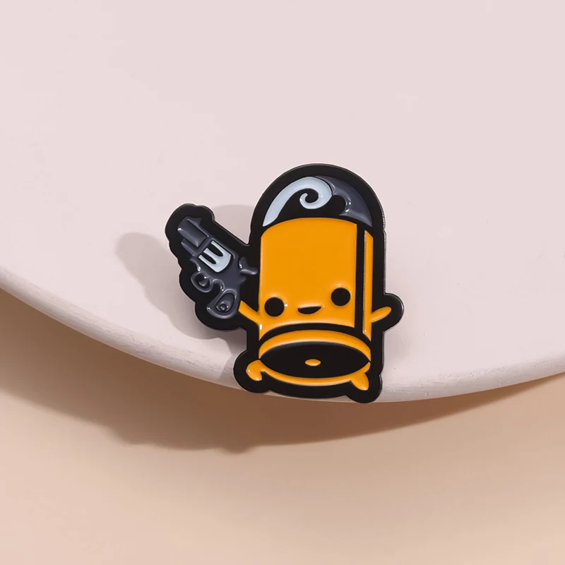 Cartoon Abenteuers piele Rollen Emaille Pins niedlichen kreativen Metall Broschen Revers Abzeichen Rucksack Kleidung Zubehör Geschenk für Freunde