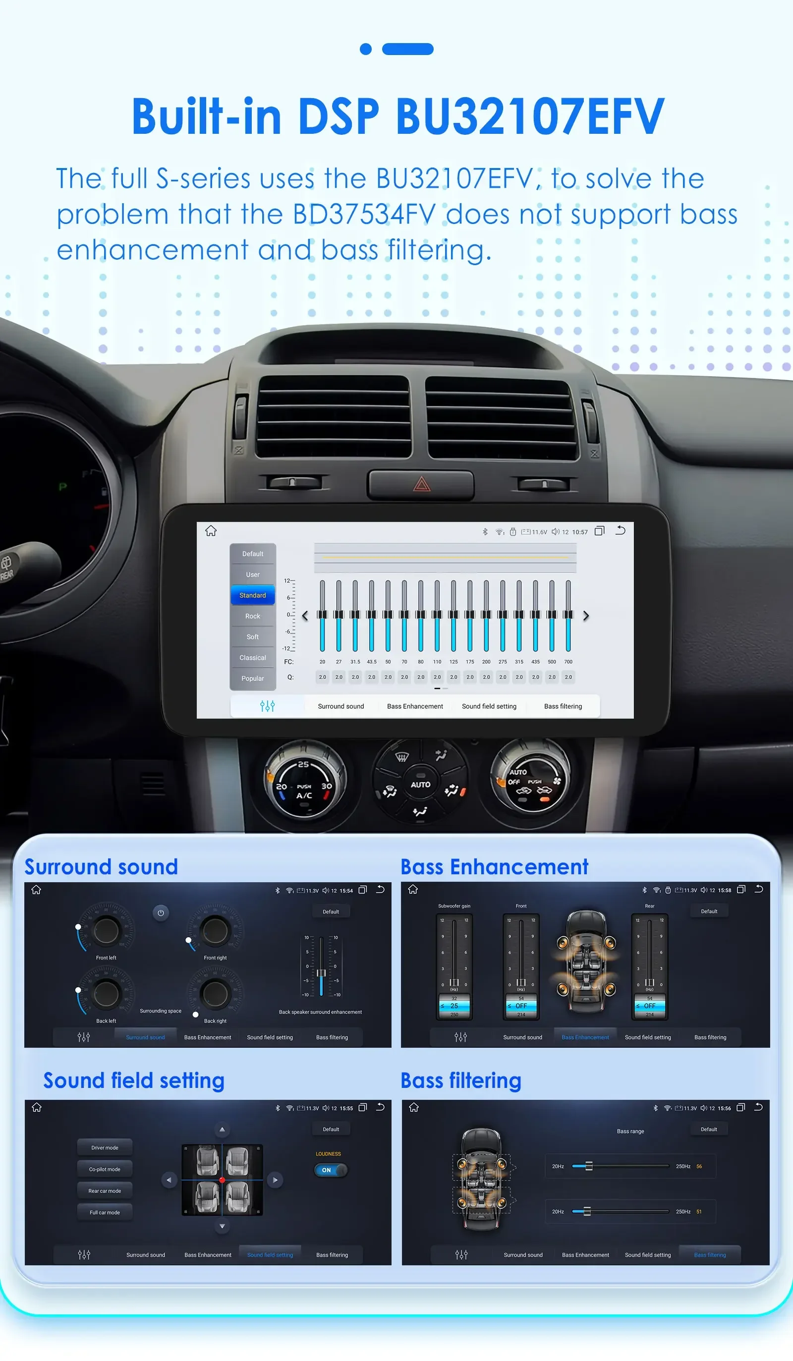 Hizpo 1 Din 자동차 라디오 멀티미디어 플레이어 분리형 패널 10.33인치 무선 Carplay 안드로이드 360 ° 회전식 범용 스테레오 GPS BT