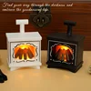 Dollhouse Miniature Fireplace Glowing Stove Model House Furniture Kitchen Living Scene Christmas Decor Toy 4
