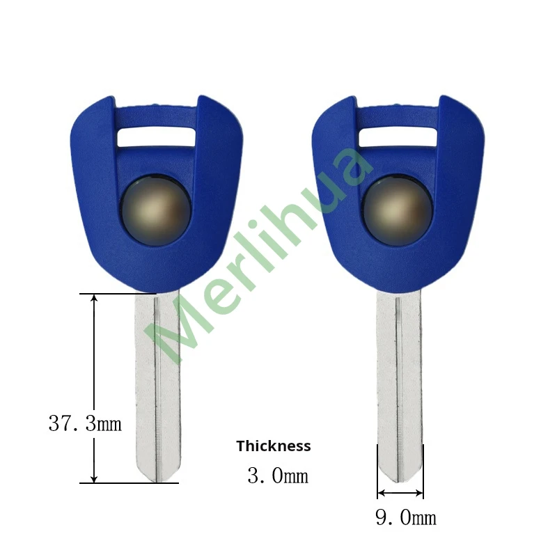 Honda motorcycle key, suitable for: Honda CBR650 CB650F CB500X CBR1100 MN4 motorcycle key embryo(Can install chips)