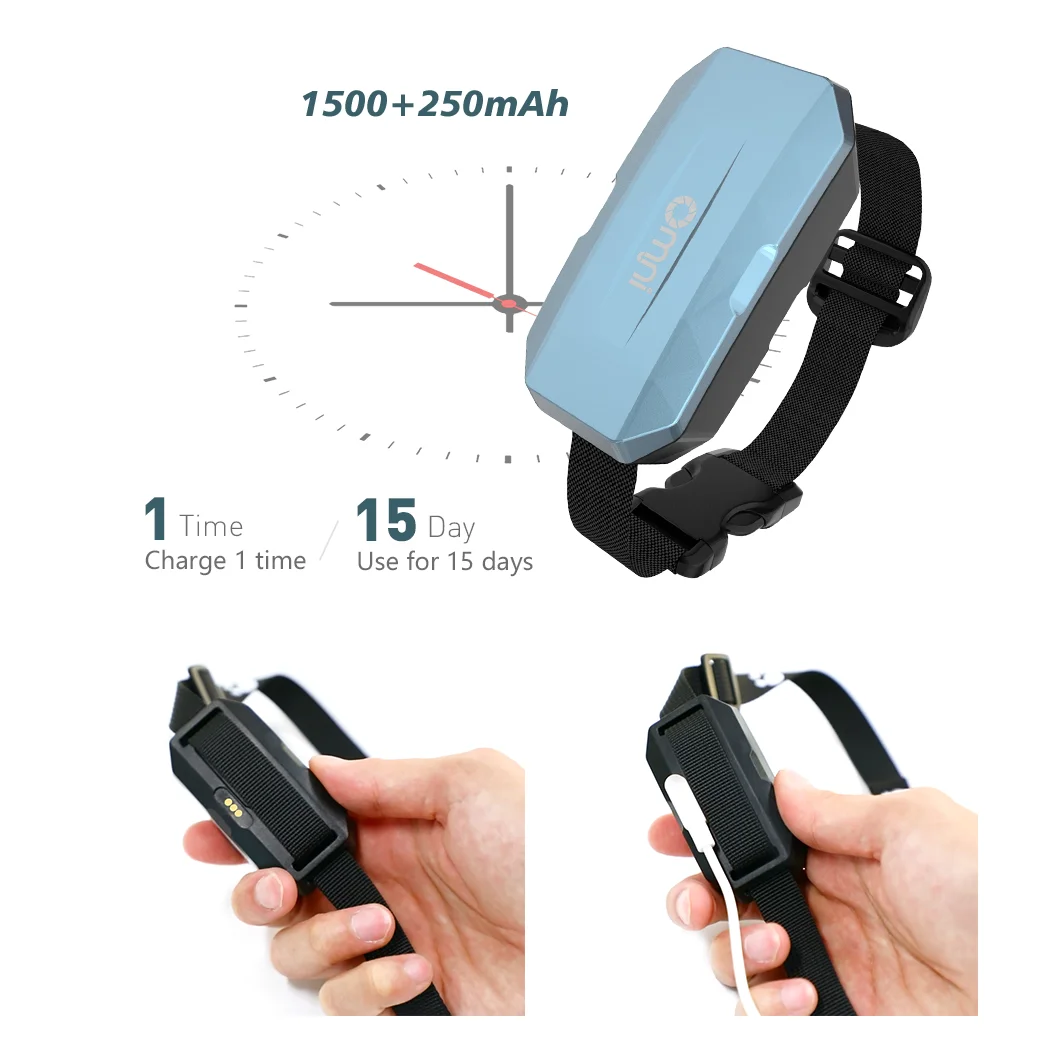 안티 Perdida GPS 추적 칼라, 애완 동물 추적기, 4g