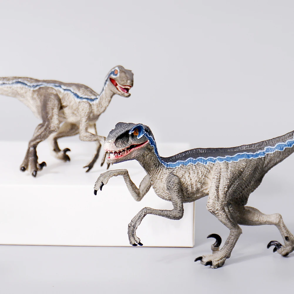 Simulated Raptor Model Dinosuar Figure Realistic Jurassic Dino World Model Toy Christday Birthday Gift For Boys Educational Toy 5