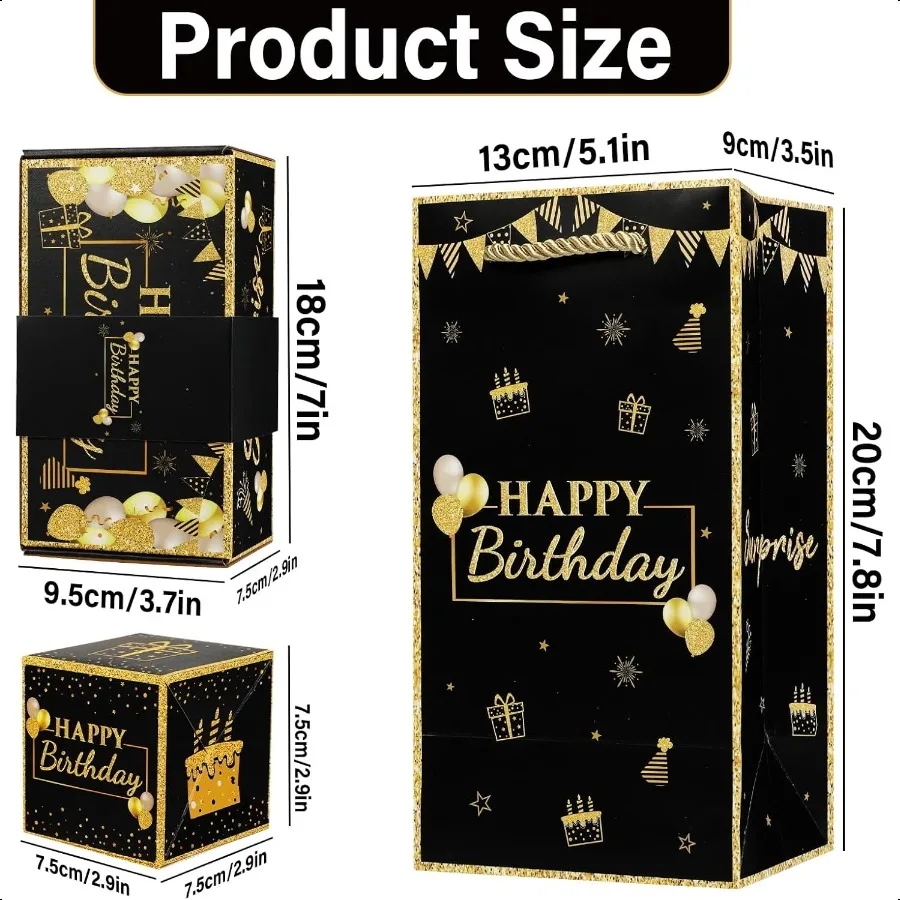 Birthday Money Explosion Gift Surprise Box