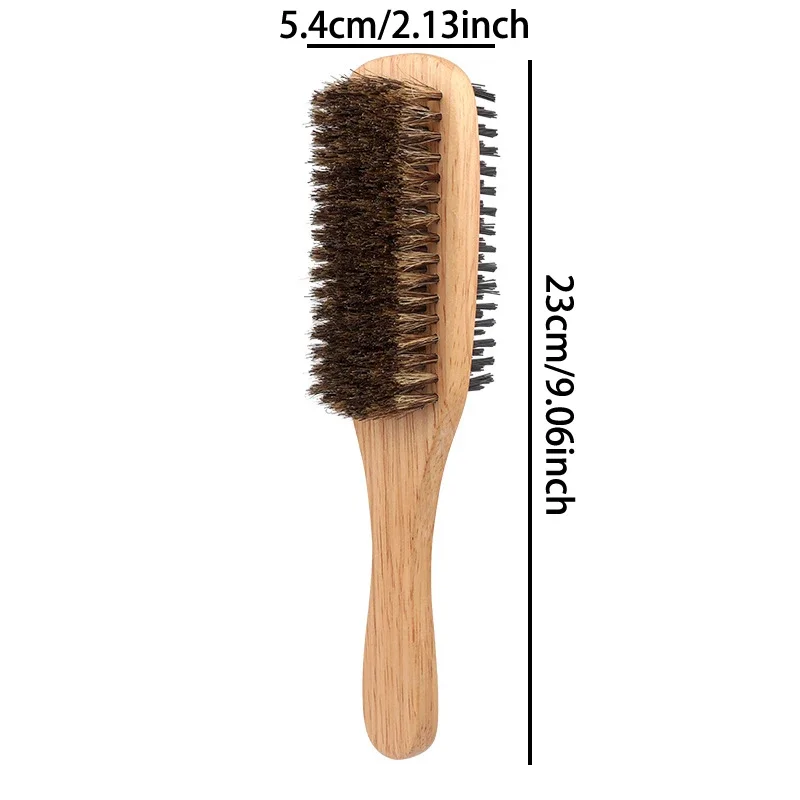 Men's Dual-Sided Beard Grooming & Haircut Scrubber Brush