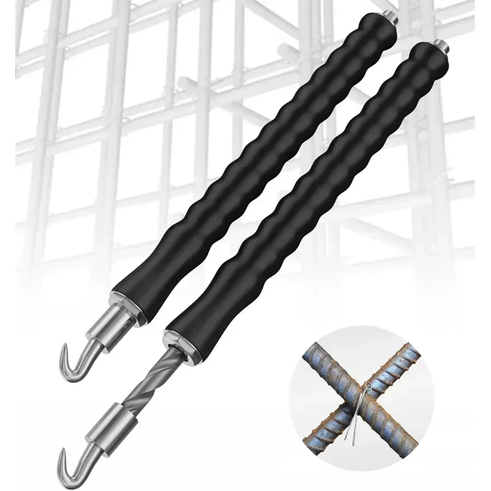 1pc Halbautomatische Rebar Draht Twister Stahl Binden Haken Baustelle Rebar Draht Knoten Zange Verdrehen Zaun Wicklung werkzeug