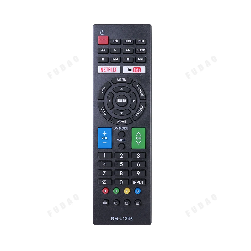 RM L1346 Replacement Universal Tv Remote Control for Sharp LCD LED