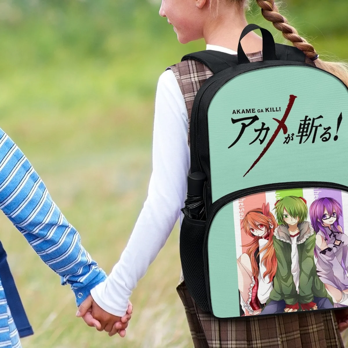 FORUDESIGNS Akame Ga Kill! Anime Students Universal School Backpacks New Stylish Dual Zip Bookbags Class Handy Packsack