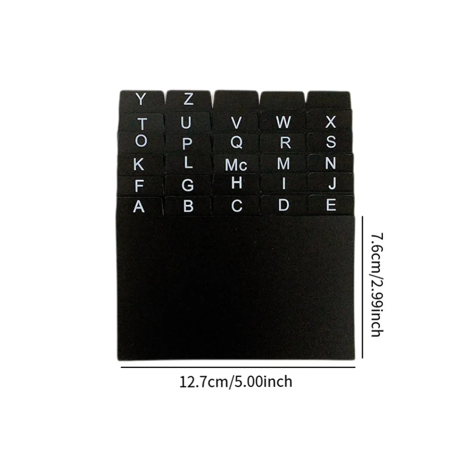 30Pcs Index Cards A-z Dividers 3x5