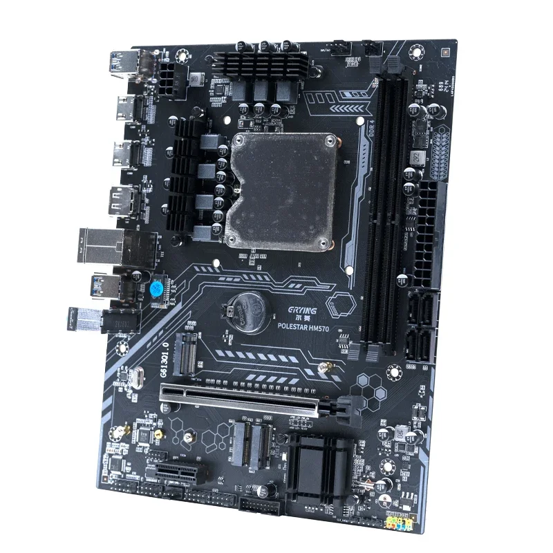 ERYING Xeon CPU 마더보드 세트 프로세서 W 11955M 통합 CPU 2.6GHz 8C16T 24MB DDR4 RAM LGA 1151 게임용 PC Completo