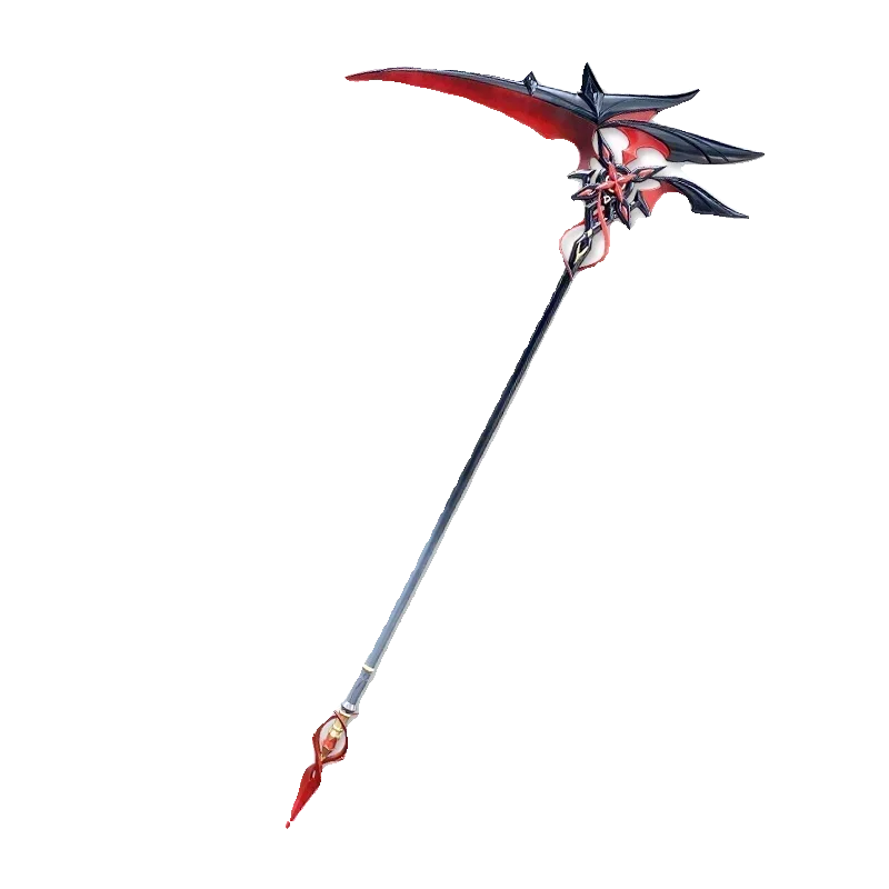 

The Knave Arlecchino Genshin Impact Weapon Sickle Cosplay Props Weapons for Halloween Christmas Fancy Party