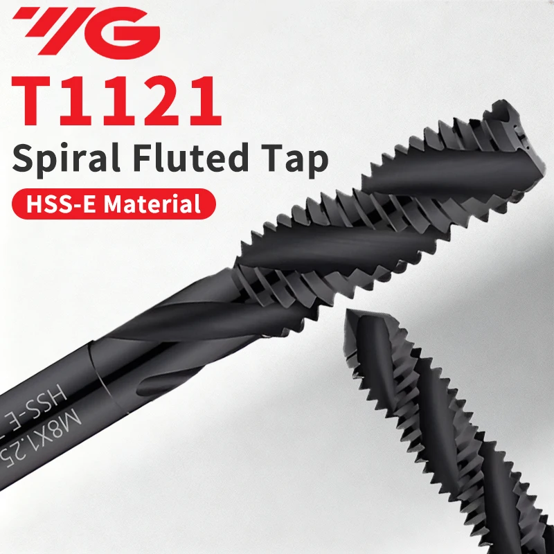 Korea YG T1121 Spiral Fluted Tap Machine Thread Tap