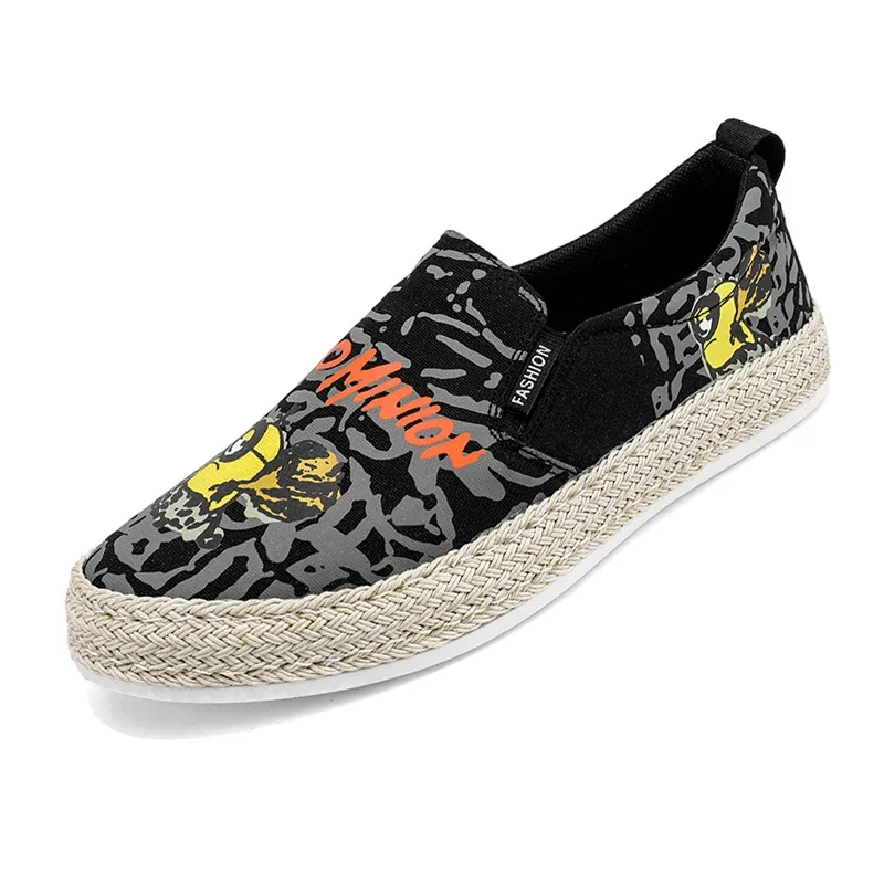 

Men Sneakers Casual 2024 Summer Low-top Corduroy Shoes Fisherman's Shoe Slip-on Cloth Shoes Trendy Men's Shoe