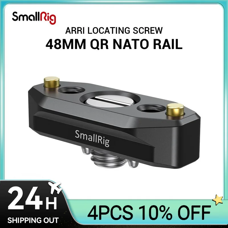 Smallrig Dslr Camer Quick Rig Trilho Nato com Parafuso Localizador Arri Monitor de Microfone Acessório Faça Você Mesmo 2521b 48 mm 35 mm
