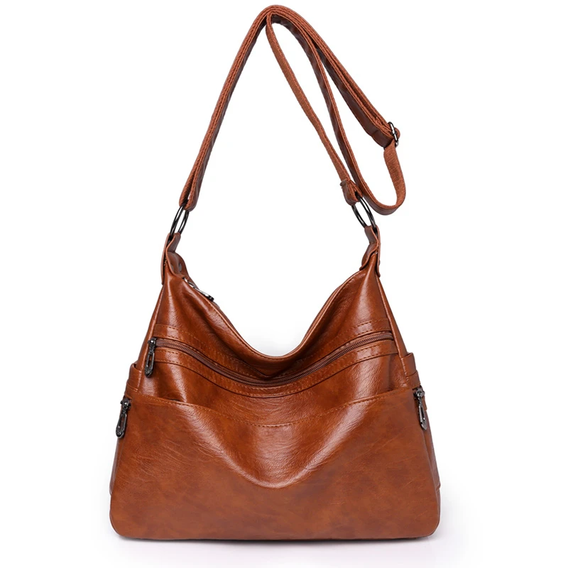 thumbnail image 1 of Bolsos de hombro impermeables para mujer 2024, nuevos bolsos de mano y carteras de diseñador de gran capacidad con cara suave, 1 of 5