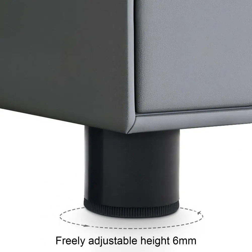 4Pcs/Set Cabinet Feet Wear Resistant Strong Bearing Capacity ABS Round Height Adjustable Furniture Leg Home Supplies