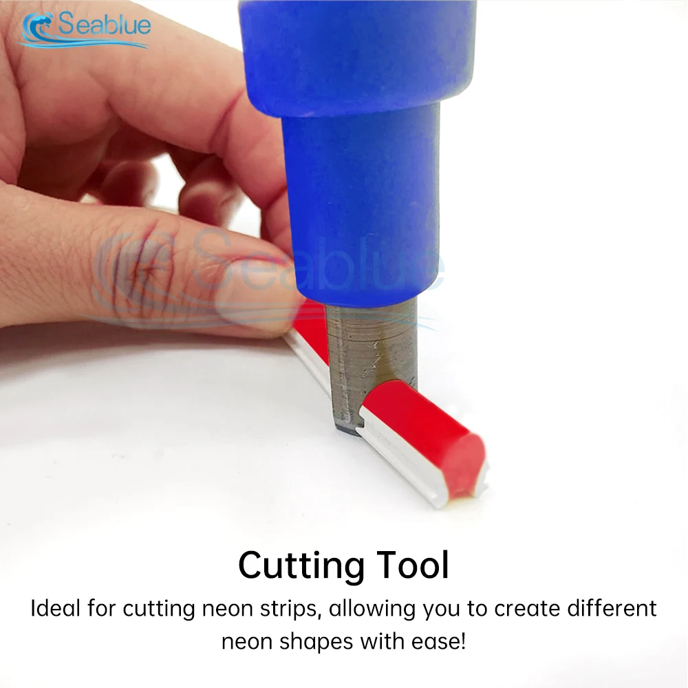 Split LED Neon Strip Cutting Tool Right Angle Arc Cutter Portable Engraving Knife Soft Rubber Strip Accessories Woodworking Tool