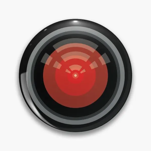 

Мягкая булавка-пуговица Hal 9000, забавная мультяшная модная Милая одежда, креативный воротник, металлическая Женская Брошь, значок, Подарочная бижутерия для шляпы