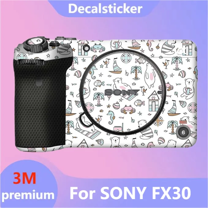 Per Sony Fx30 Adesivo Per Fotocamera Decalcomania Protettiva Per La Pelle Pellicola Avvolgente In Vinile Cappotto Protettivo Antigraffio Ilme-Fx30 Fx 