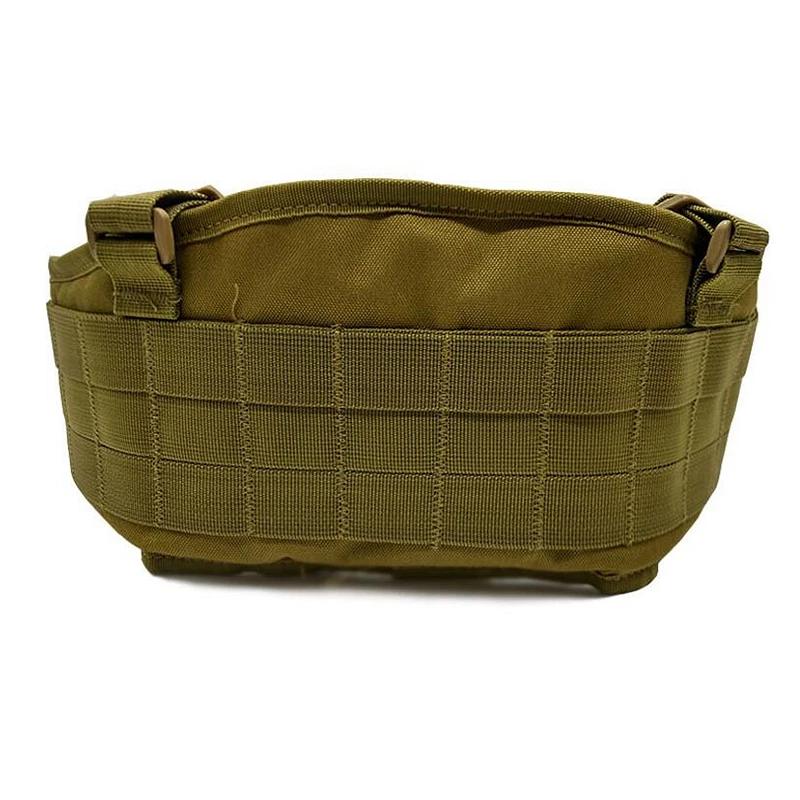 Molle Chest Rig Tactical Vest Gear Pack Magazine Pouch Holster Molle System Men Nylon Waist Support with gun holster tactical belt