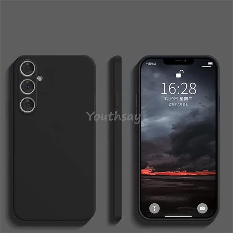 Liquid Silicone Phone Case with Plain Rubber TPU Protector – Enhanced Protection Cover