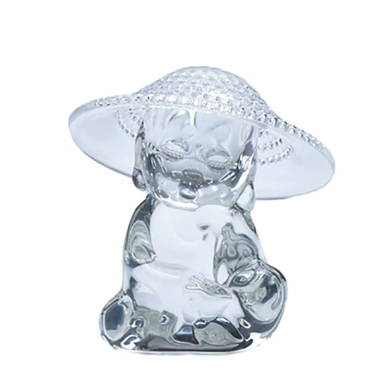 Crystal Glass Tea Filter Set, Little Monk Tea Filter, Tea Strainer, Kung Fu Tea Accessories, Creative, Home