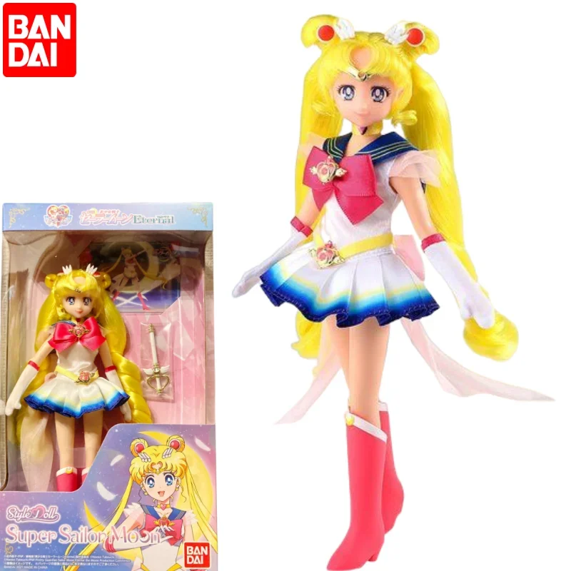 

Original Sailor Moon Figuras Tsukino Usagi Eternal Theater Edition Styledoll Movable Action Figure Collection Model Doll Toys