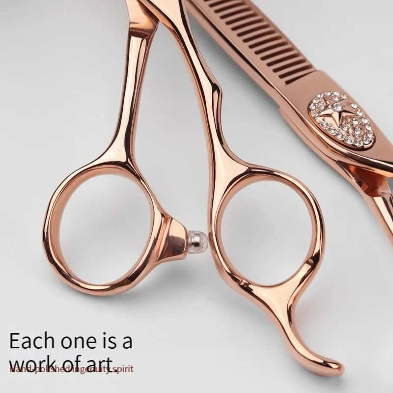 Description Picture 4 of itemHairdressing Scissors Professional Hairdresser Flat Hairdressing Scissors Scissors Thinning Scarless Cutting Fragmentation