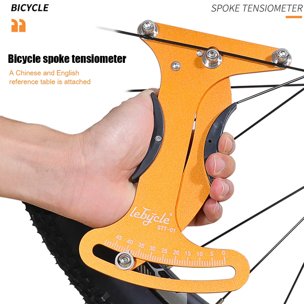 Bicycle Tool Spoke Tension Meter MTB Spokes Checker Adjuster Tool Bike