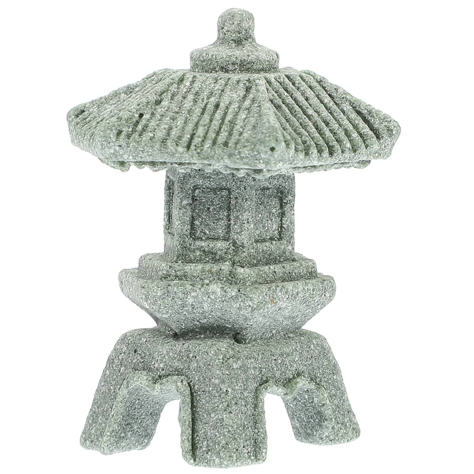 

Japanese Tower Light Decoration Miniature Scene Pagoda House Accessory Pavilion Bonsai Adorn Models