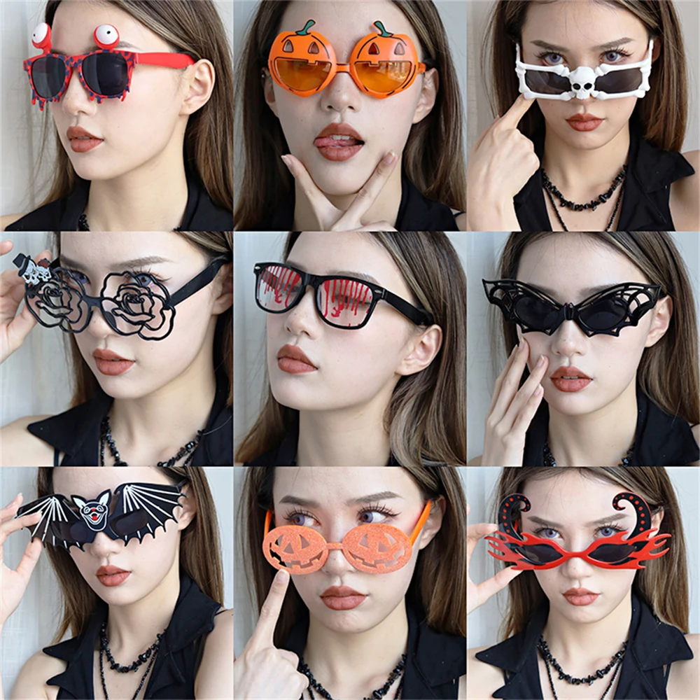 Halloween Mask Funny Glasses Party Decoration Cosplay Anime Glasses Novelty Special Use Horror Holiday Dress Up Accessories