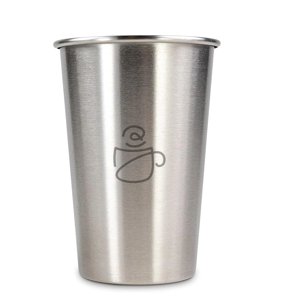Set of 5 Stackable Stainless Steel Tumbler Cups - Ideal for Travel, Outdoor, and Camping Adventures