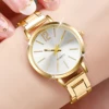 Fashion Women Watches Simple Steel Band Ladies Analog Quartz Watch Reloj Mujer Girls Clock Gift 1