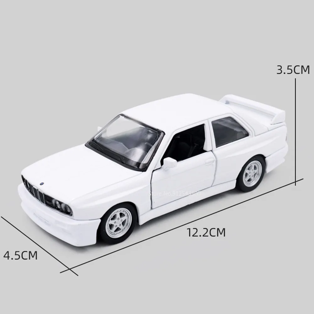 1/36 BMW M3 E30 1987 Metal Toy Model Car Alloy Diecasts Pull Back Car Model Toys for Kids Adult Birthday Holiday Gift Collection 2