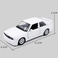 1/36 BMW M3 E30 1987 Metal Toy Model Car Alloy Diecasts Pull Back Car Model Toys for Kids Adult Birthday Holiday Gift Collection 2