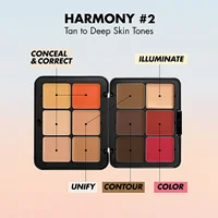 12 Colors Highlight Blush Concealer Makeup Palette Shimmer Matte Long-Lasting Easy Makeup Rouge Compact Blush for Dark Skin 1