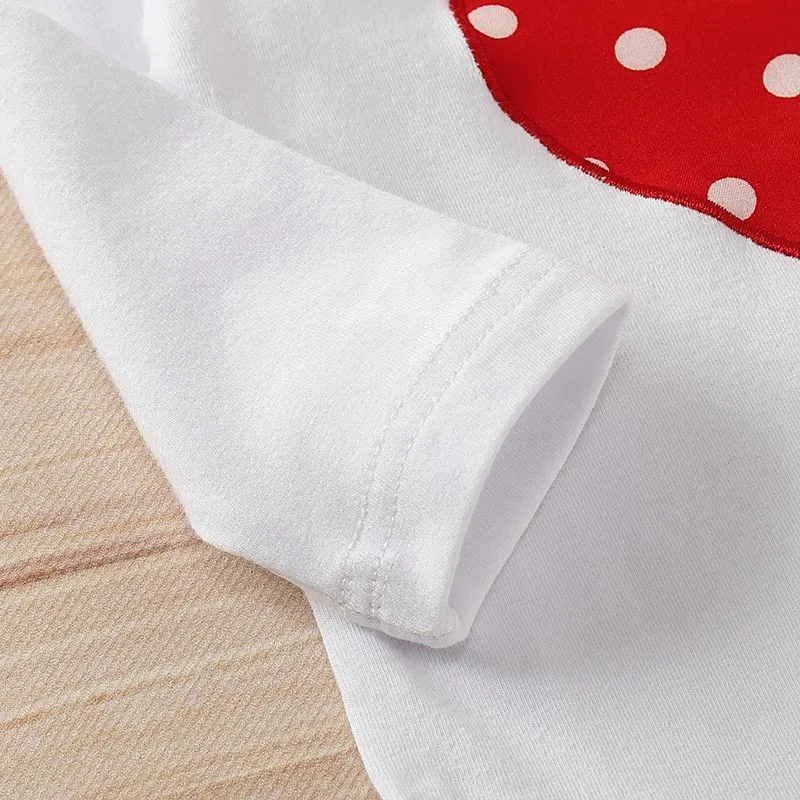 3PCS Newborn Baby Girl Clothes Set Love Heart Long Sleeve Romper+Pant+Headband Fashion Outfits for Toddler Girl 0-18 Months Baby & Maternity