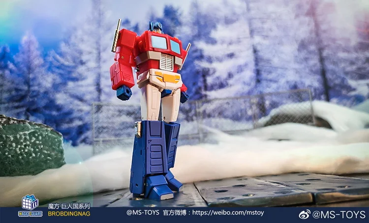 Argin Stock】Magic Square Ms-Toys Ms-B46 Optimus Light Of Victory Prime 2.0 Modello Di Robot Giocattolo Di Trasformazione Di Terze Parti Con Adesivo