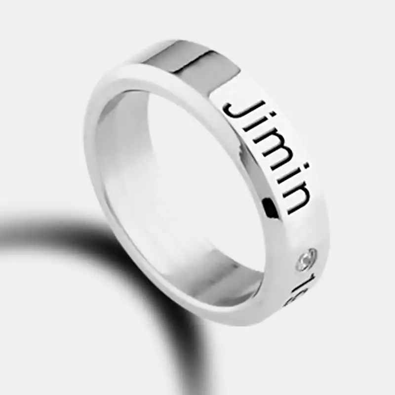 BTS ジミン Ring (Silver) Jimin Jungkook Ring | Jimin Accessories Rings | Bts