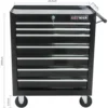 7-Drawer Rolling Tool Box, Tool Chest with Wheels and Locking System,High Capacity Tool Storage Cabinet Organizer (Black) 6