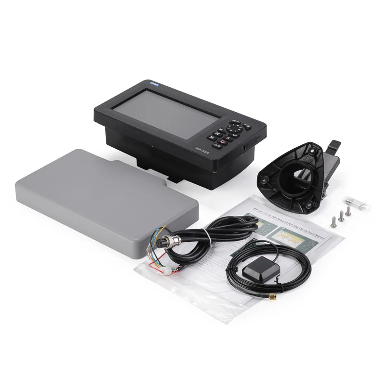 KP-39A 7-inch Color LCD GPS Chart Plotter with GPS Antenna and Built-in Class B AIS Transponder Combo Marine Navigator