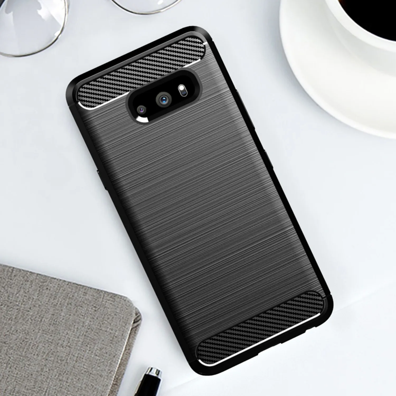 For LG G8X ThinQ Q8 2018 g8s Case Shockproof Silicone Phone Cover - Main Image