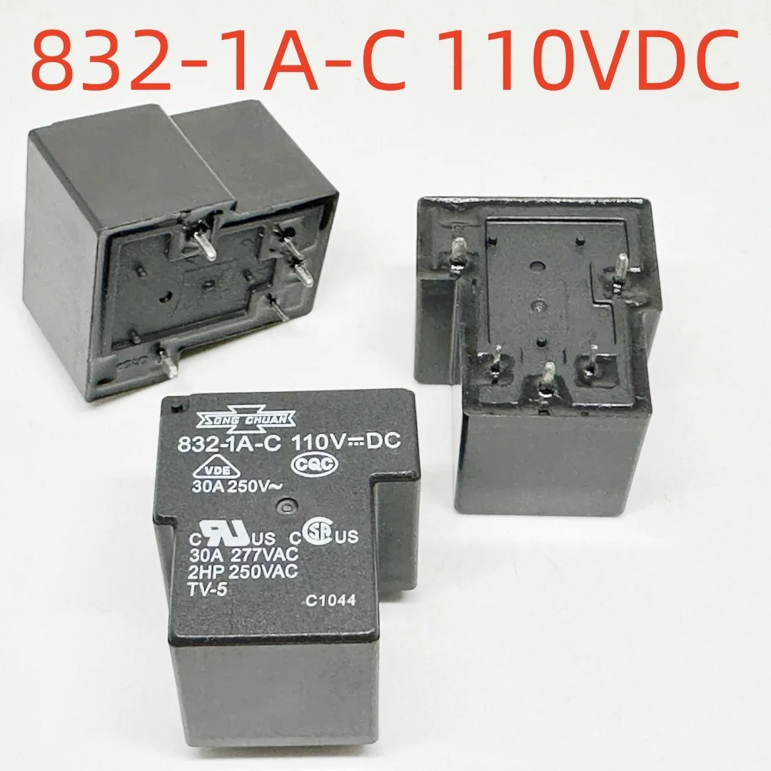 832-1A-C 110VDC/24VDCV (T90A5-30A) Relay 5 pins