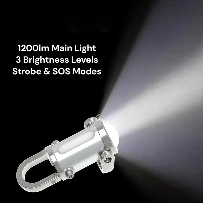 Mini Torch, Pocket Sized Lumilinks Mini Torch, 3 In 1 Flashlight & Power Bank & Keychain